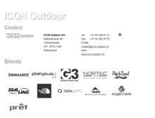Tablet Screenshot of icon-outdoor.ch